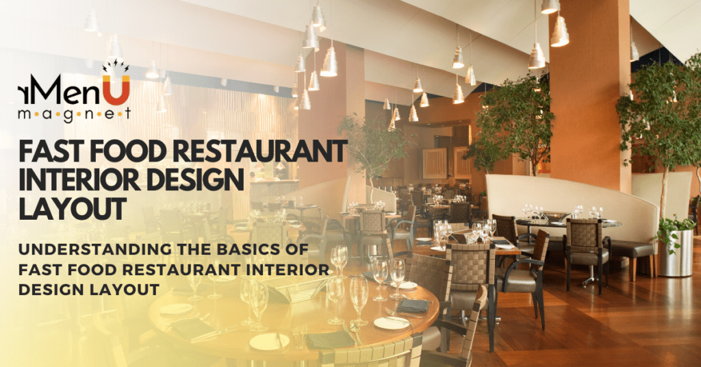 Fast food restaurant interior design layout