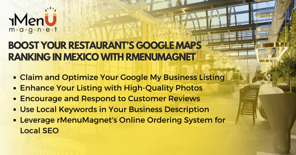 Boost Your Restaurant’s Google Maps Ranking in Mexico with rMenuMagnet