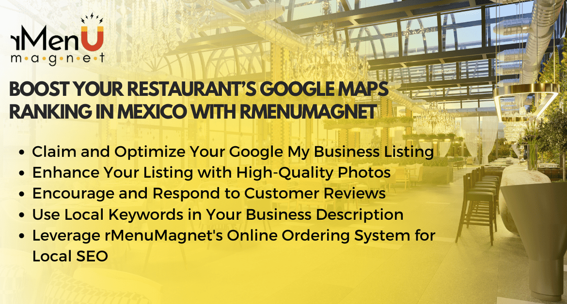 Boost Your Restaurant’s Google Maps Ranking in Mexico with rMenuMagnet